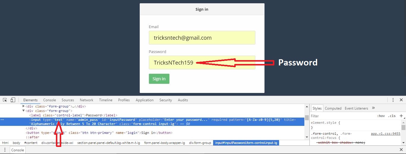 How To See Password Using Inspect Element Tricks N Tech - how to hack robux inspect element